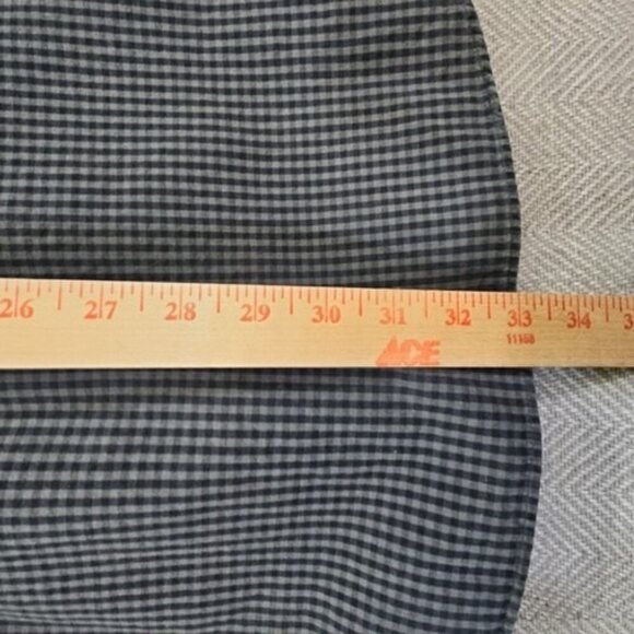 Roundtree & Yorke Shirt Men's 2XT Gray Plaid Button Down Long Sleeve Workwear - Picture 5 of 15